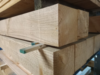 20X20cm Douglas 500cm fijnbezaagd
