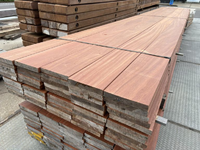28x190MM  600CM geschaafde angelim planken met ronde kanten