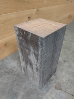 Foto 3 van 20x20cm hardhout gebruikte sokkel 40cm