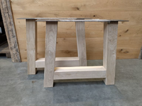Eiken onderstel tafelpoten A  set 10x10 CM