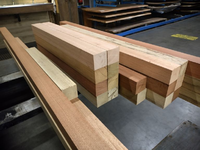 90x120mm meranti geschaafd 140cm