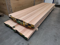 65x85mm Meranti geschaafd 180cm