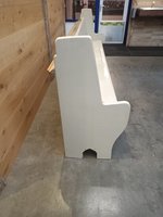 Foto 3 van Kerkbank grenen wit 305cm