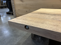 Foto 4 van 100x250CM 65 MM eiken Dragline tafel